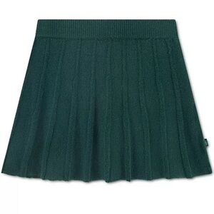 NWT Abercrombie Kids Green Pleated Skirt Girls Size 13/14